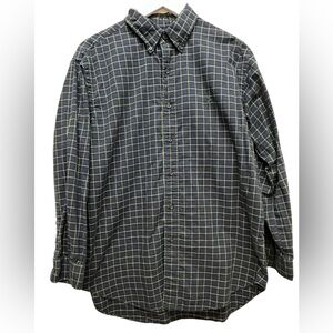 Polo Ralph Lauren Vintage Check Shirt Green Blue Yellow - Size L Classic Fit Men